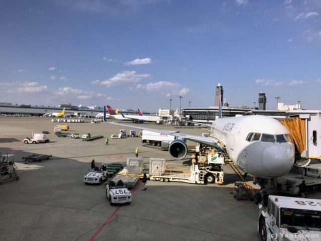 デルタ航空成田ー台北 B767